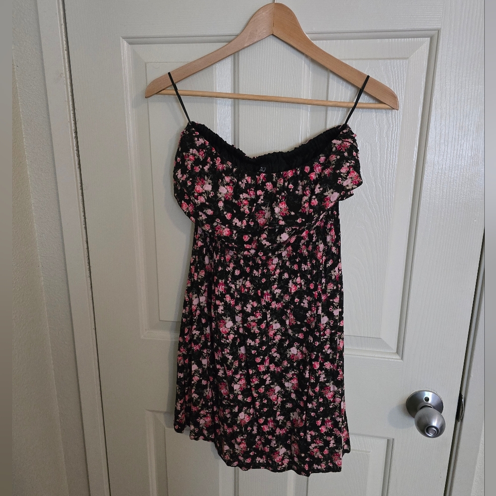 Floral Strapless Sundress